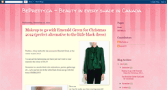 Desktop Screenshot of beprettyca.blogspot.com