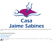 Tablet Screenshot of casajaimesabines.blogspot.com