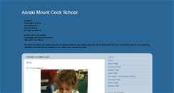 Desktop Screenshot of aorakimtcookschool.blogspot.com