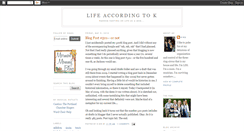 Desktop Screenshot of lifeaccordingtok.blogspot.com