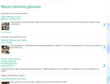 Tablet Screenshot of meusmeninosgemeos.blogspot.com