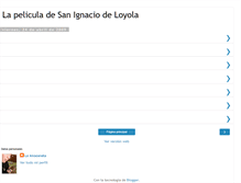 Tablet Screenshot of la-pelicula-de-san-ignacio-de-loyola.blogspot.com