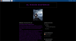 Desktop Screenshot of elrinconesoterico.blogspot.com