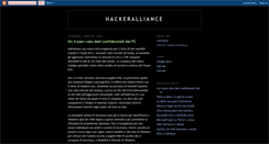 Desktop Screenshot of hackeralliance.blogspot.com