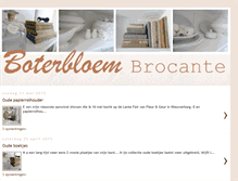 Tablet Screenshot of boterbloembrocante.blogspot.com