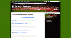 Desktop Screenshot of exclusive-streaming.blogspot.com