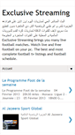Mobile Screenshot of exclusive-streaming.blogspot.com