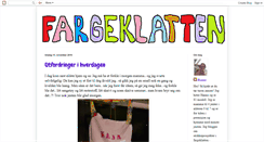 Desktop Screenshot of fargeklattenhobby.blogspot.com