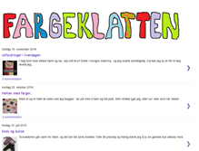 Tablet Screenshot of fargeklattenhobby.blogspot.com