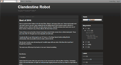 Desktop Screenshot of clandestinerobot.blogspot.com