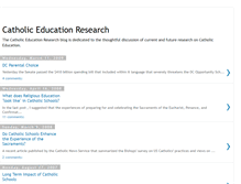 Tablet Screenshot of catholicedresearch.blogspot.com