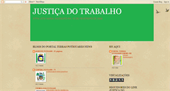 Desktop Screenshot of blogdajullyetth-justicadetrabalho.blogspot.com