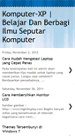 Mobile Screenshot of komputer-xp.blogspot.com