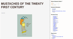 Desktop Screenshot of mustachesofthetwentyfirstcentury.blogspot.com