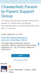 Mobile Screenshot of chesterfieldparent-to-parent.blogspot.com
