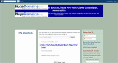 Desktop Screenshot of newyorkgiantsclassifieds.blogspot.com