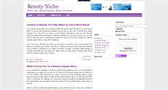 Desktop Screenshot of beauty-niche.blogspot.com