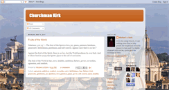 Desktop Screenshot of churchmankirk.blogspot.com