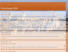 Tablet Screenshot of churchmankirk.blogspot.com