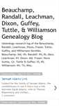 Mobile Screenshot of beauchampgenealogy.blogspot.com