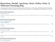 Tablet Screenshot of beauchampgenealogy.blogspot.com