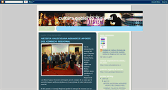 Desktop Screenshot of culturagobiernoregional.blogspot.com