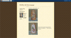 Desktop Screenshot of paoladecoupage.blogspot.com