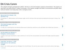 Tablet Screenshot of emcrisiscomm.blogspot.com