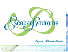 Tablet Screenshot of escobarsyndrome.blogspot.com