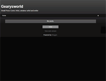 Tablet Screenshot of gearysworld.blogspot.com
