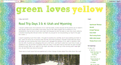 Desktop Screenshot of greenlovesyellow.blogspot.com