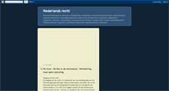 Desktop Screenshot of nederlands-recht.blogspot.com