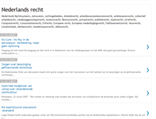 Tablet Screenshot of nederlands-recht.blogspot.com