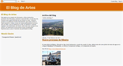 Desktop Screenshot of elblogdeartes.blogspot.com