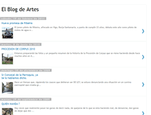 Tablet Screenshot of elblogdeartes.blogspot.com