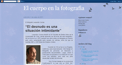 Desktop Screenshot of elcuerpoenlafotografia.blogspot.com