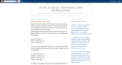 Desktop Screenshot of fainfamilyhistory.blogspot.com