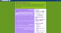 Desktop Screenshot of bibliotecaescolarporai.blogspot.com