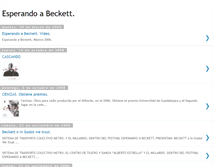 Tablet Screenshot of esperandoasamuelbeckett.blogspot.com