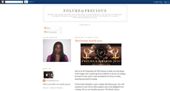 Desktop Screenshot of folukeatprecious.blogspot.com