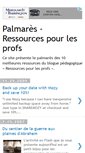 Mobile Screenshot of palmares-ressources-profs.blogspot.com