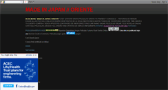 Desktop Screenshot of madeinjapanoriente.blogspot.com