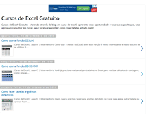 Tablet Screenshot of curso-excel.blogspot.com