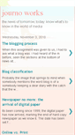 Mobile Screenshot of journoworks.blogspot.com