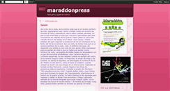Desktop Screenshot of maraddonpress.blogspot.com