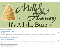 Tablet Screenshot of milkhoneyonline.blogspot.com