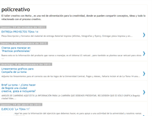 Tablet Screenshot of policreativos.blogspot.com