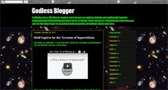 Desktop Screenshot of godlessblogger.blogspot.com