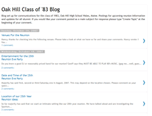 Tablet Screenshot of oakhill83.blogspot.com