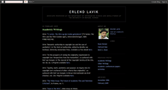 Desktop Screenshot of erlendlavik.blogspot.com